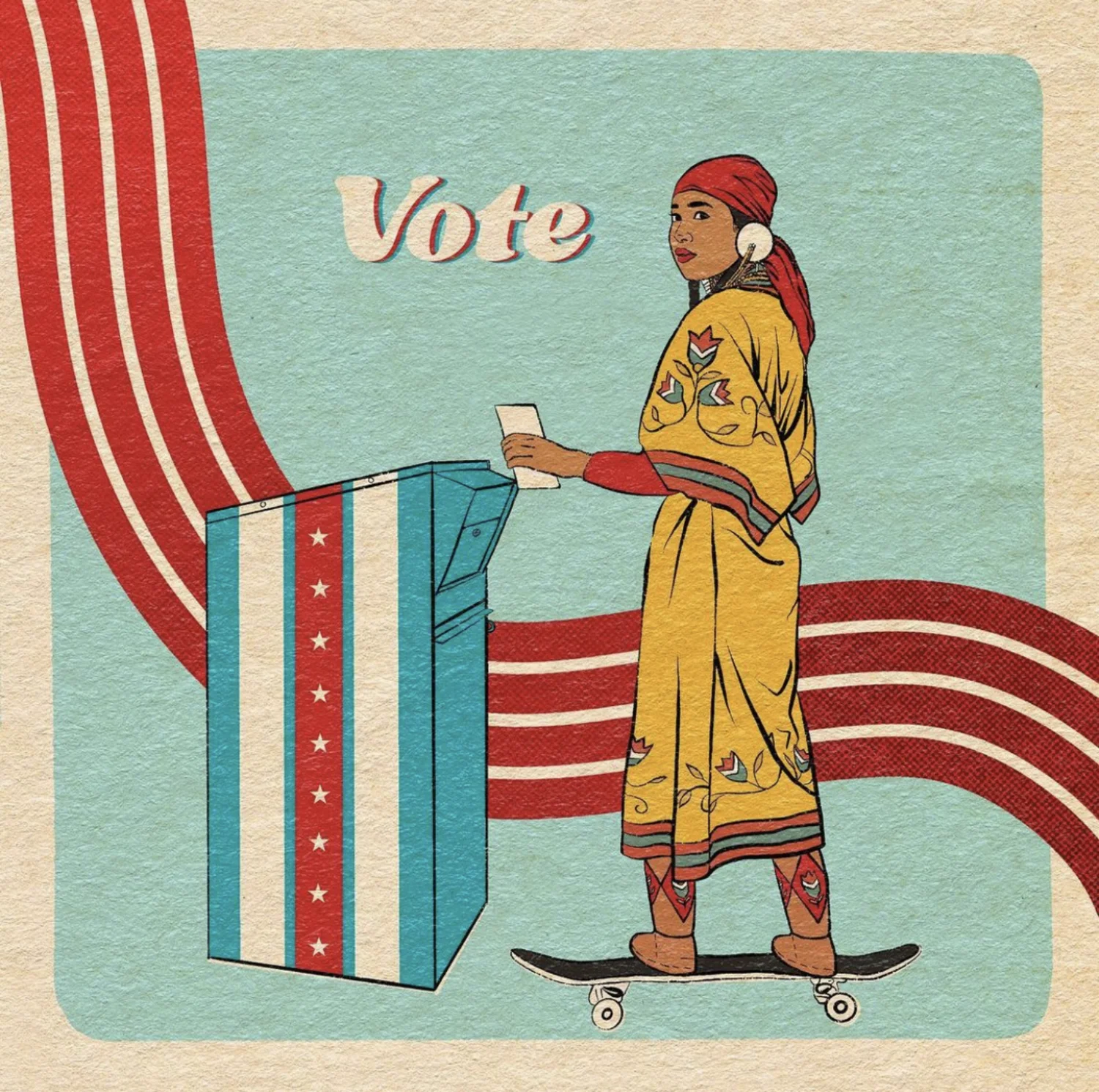 Vote - Cultural Power Art Illustration
